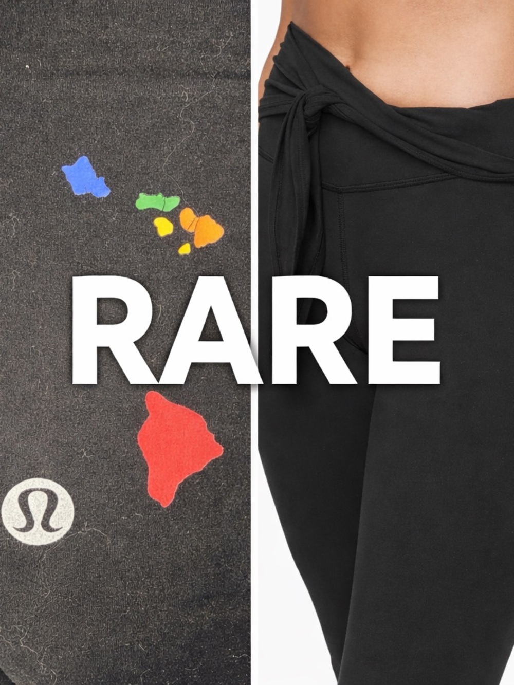 RARE NWOT Lululemon Align Pant 28" *Wrap Waist
Black